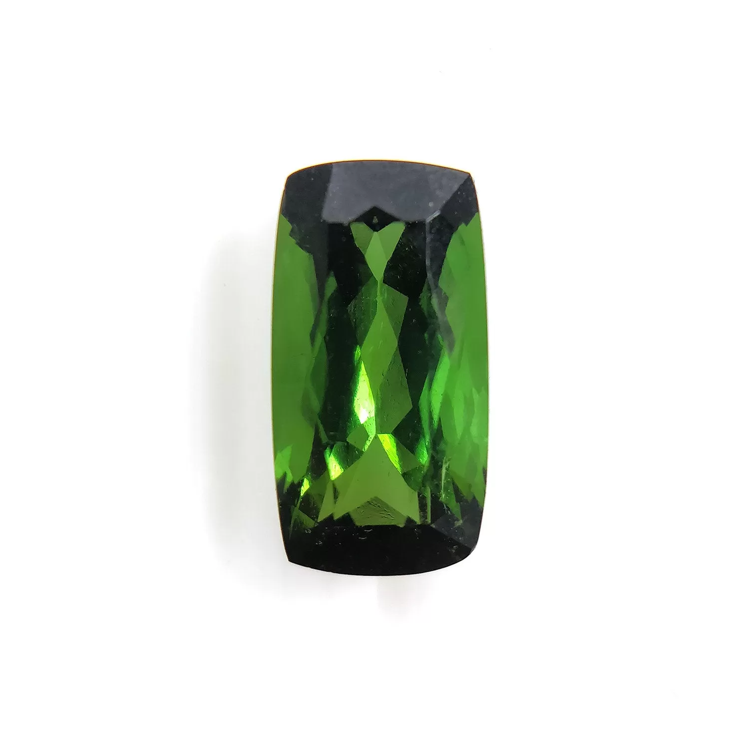 Exclusive Rare GREEN TOURMALINE Gemstone Cut: 5.97cts Natural Untreated Genuine Tourmaline Gemstone Emerald Cut Baguette Shape 15*8mm 1pc