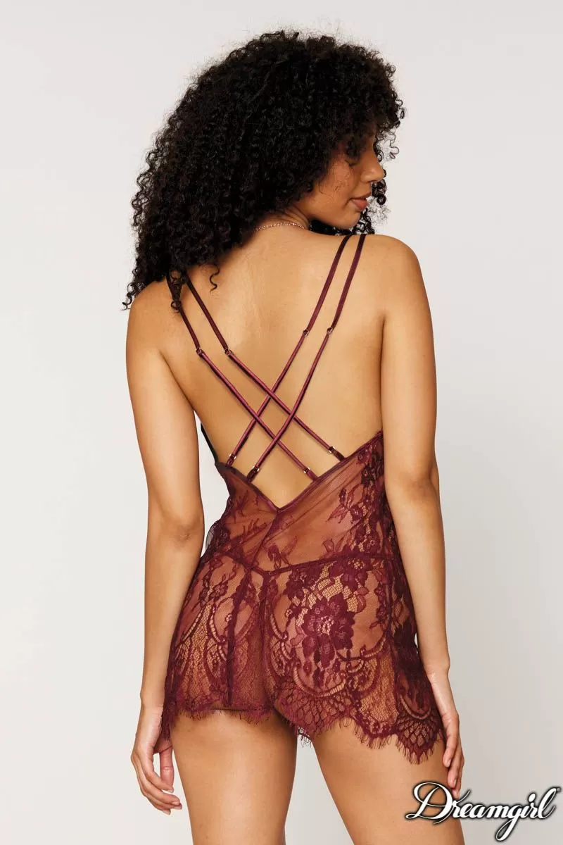 Eyelash Lace Chemise