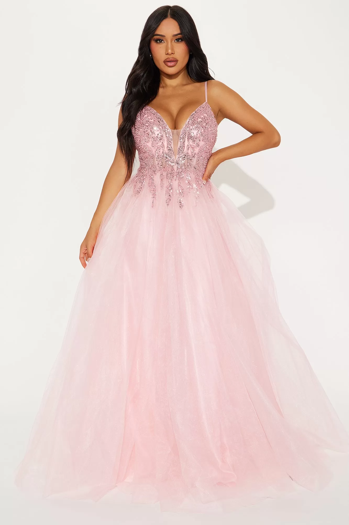 Fairy Tale Princess Maxi Dress - Blush