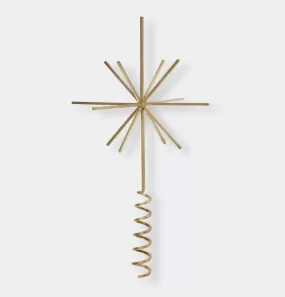 ferm LIVING Brass Christmas Tree Top Star