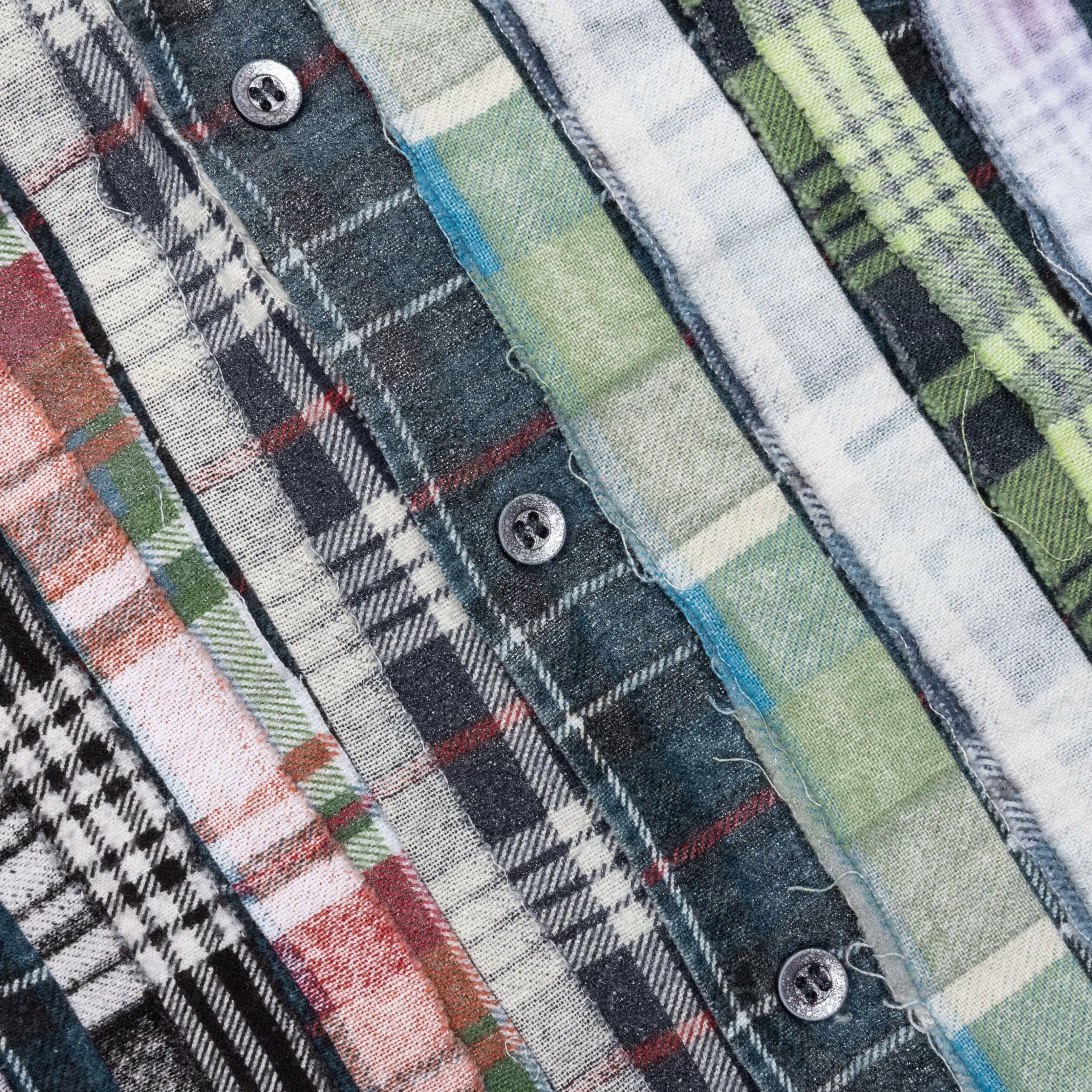 Flannel Shirt Ribbon Reflection Shirt - Assorted