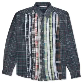 Flannel Shirt Ribbon Reflection Shirt - Assorted