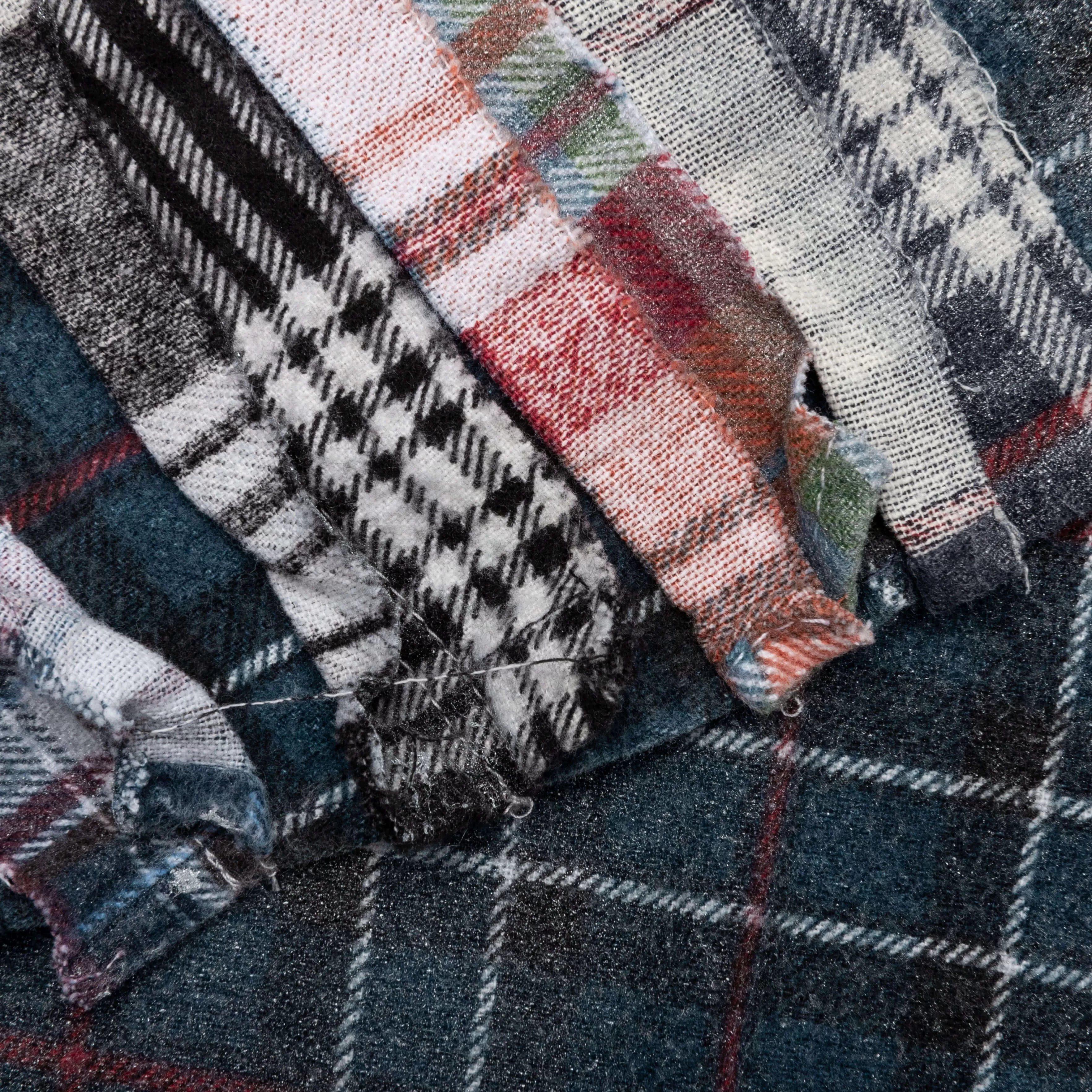 Flannel Shirt Ribbon Reflection Shirt - Assorted