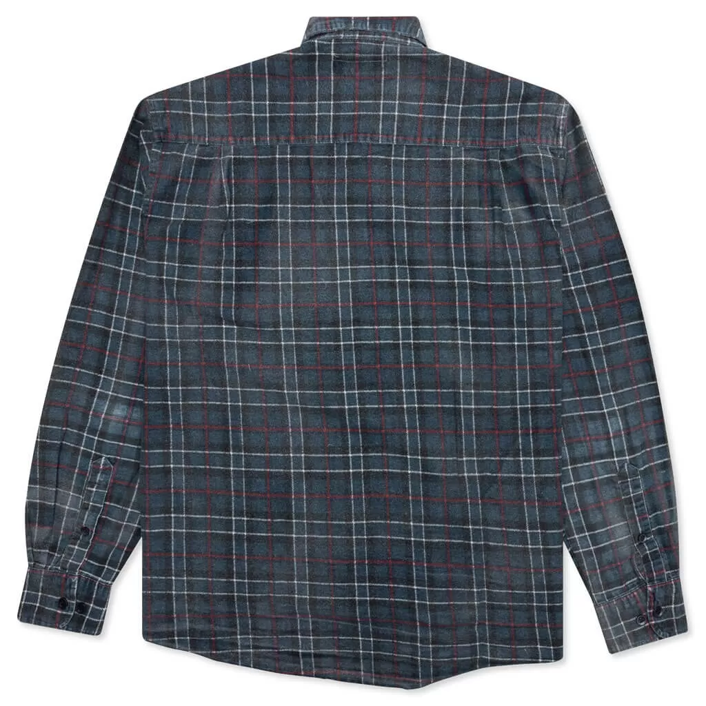 Flannel Shirt Ribbon Reflection Shirt - Assorted