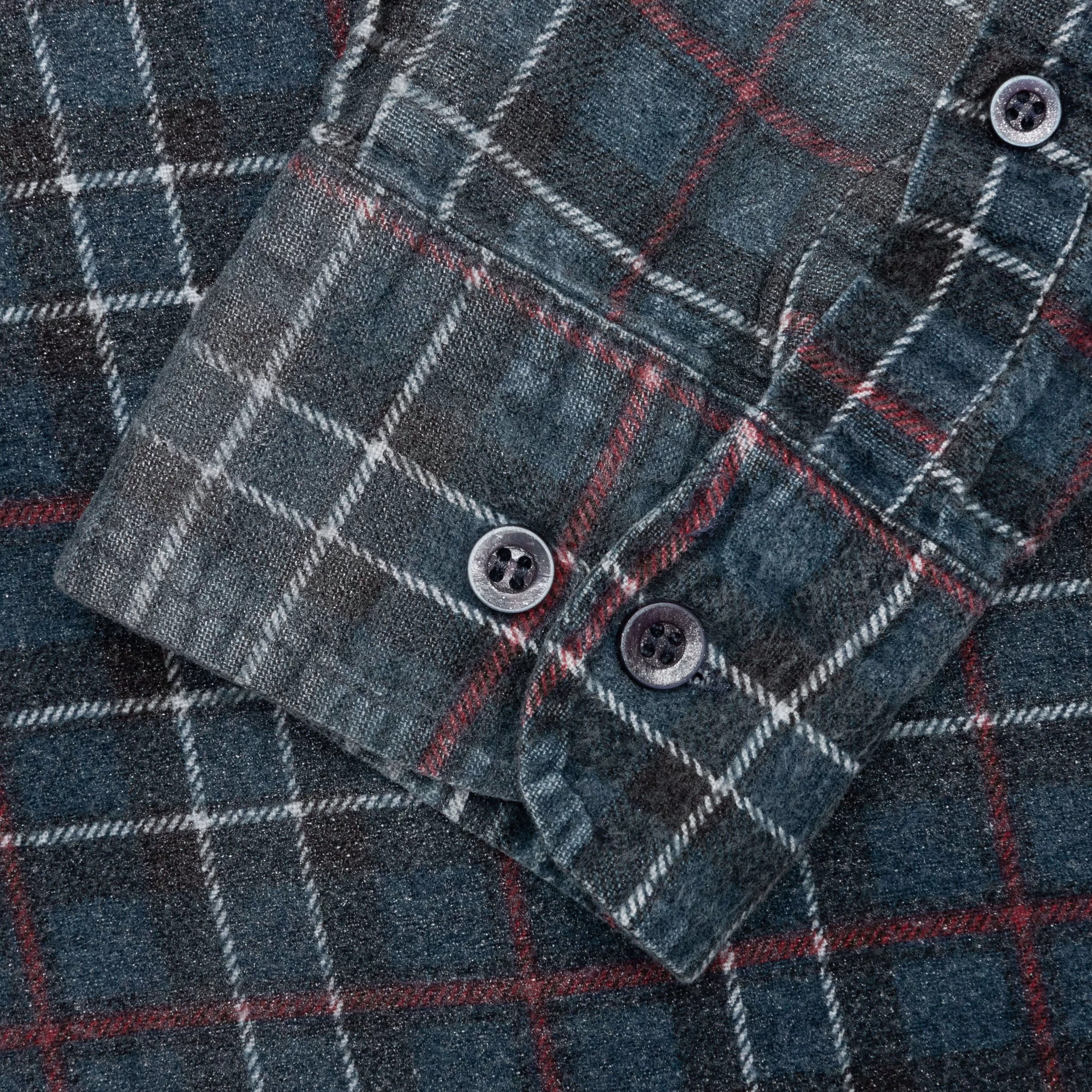 Flannel Shirt Ribbon Reflection Shirt - Assorted