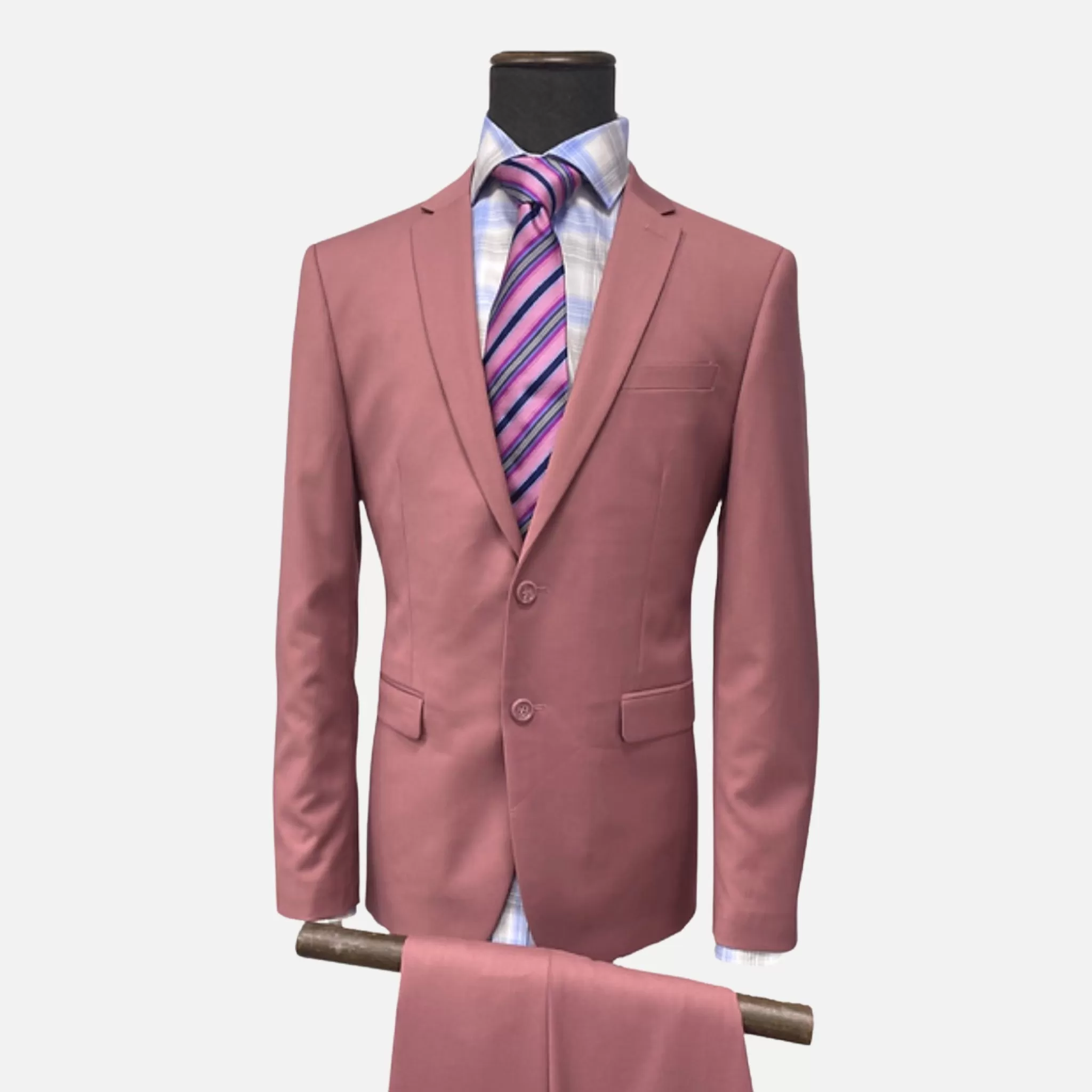 Fuchsia Suit For Men | Slim Fit