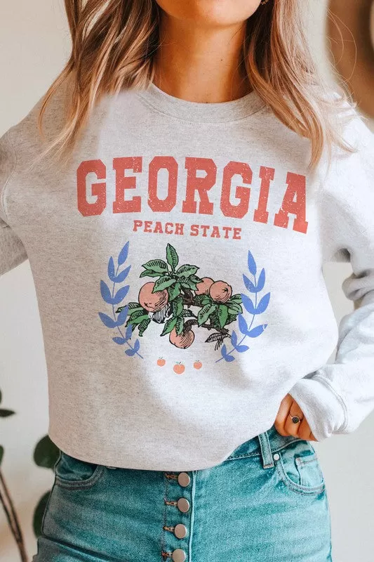 GEORGIA PEACH STATE GRAPHIC SWEATSHIRT