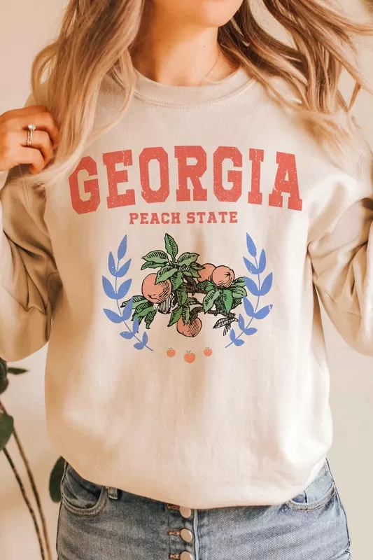 GEORGIA PEACH STATE GRAPHIC SWEATSHIRT