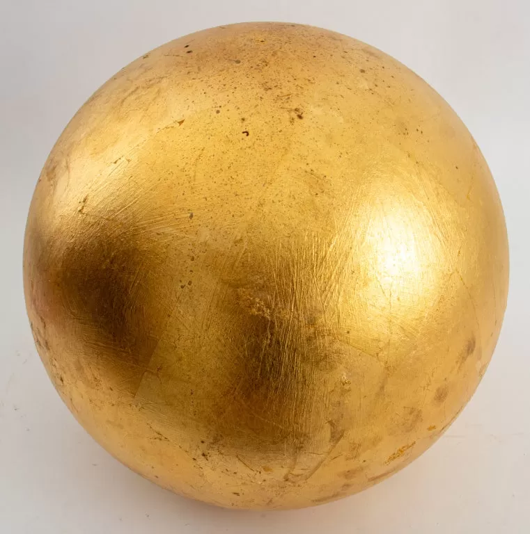 Gilded Decorative Sphere