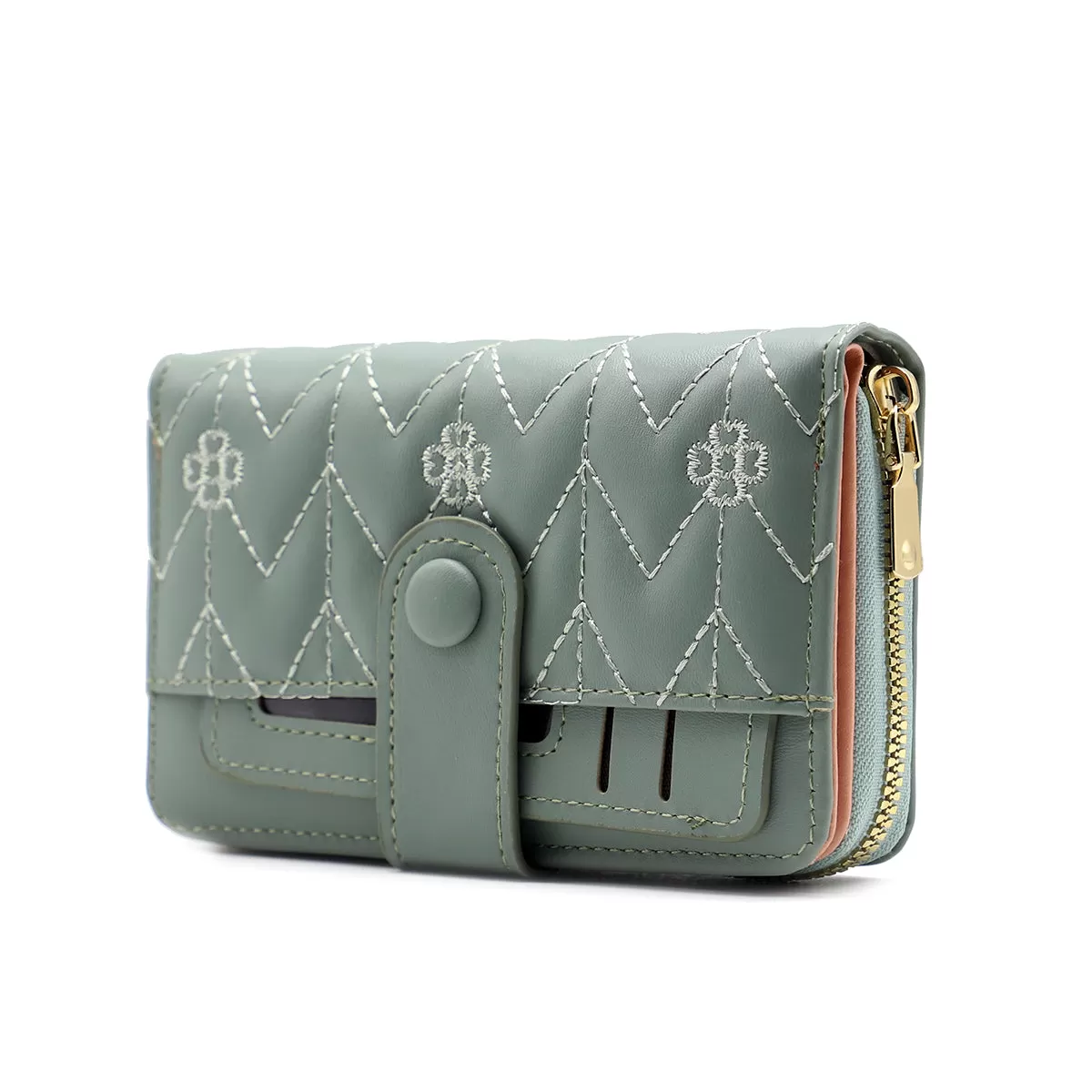 Green Casual Wallet W00W00028