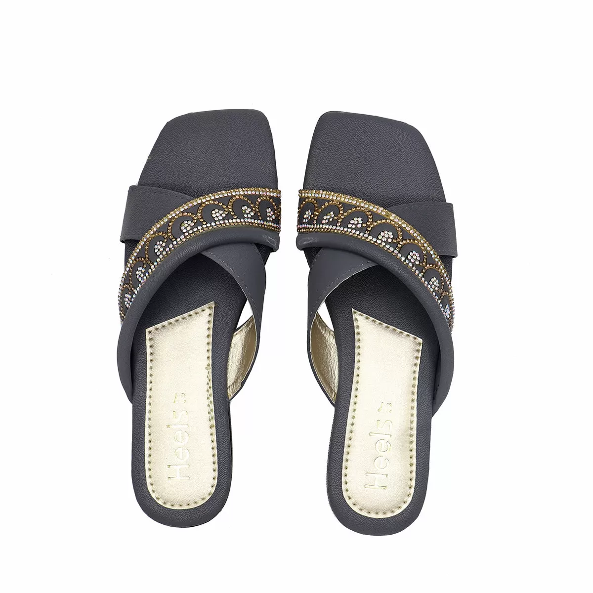 Grey Casual Slipper 000385