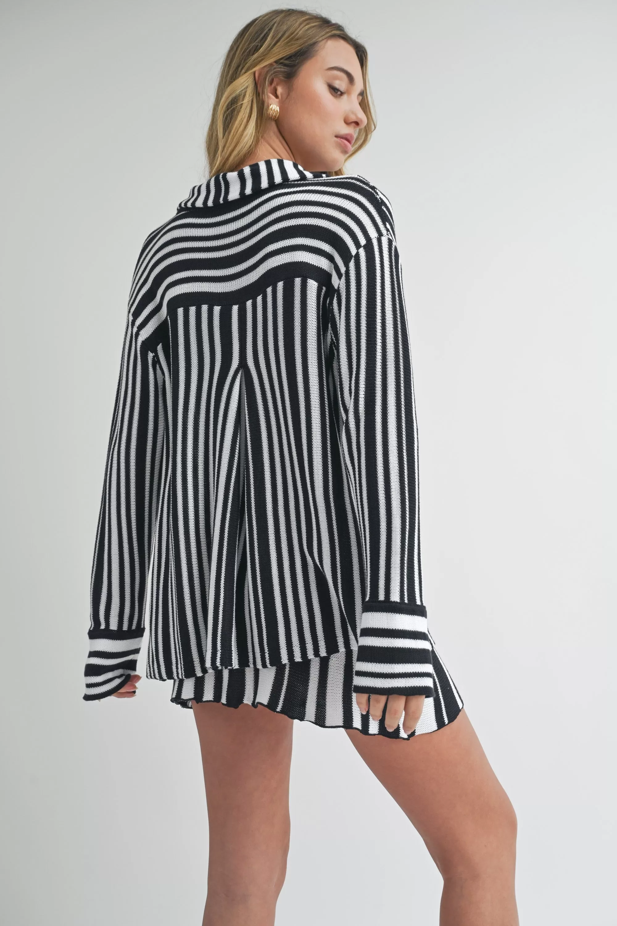 Half Moon Striped Top