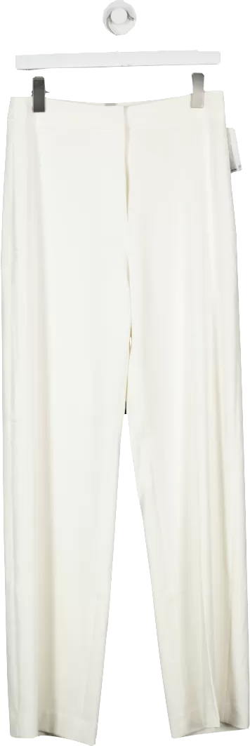 H&M Cream Wide Leg Trousers UK 10