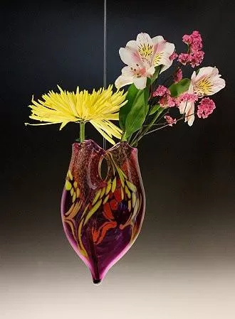 Hanging Vase with Cremains