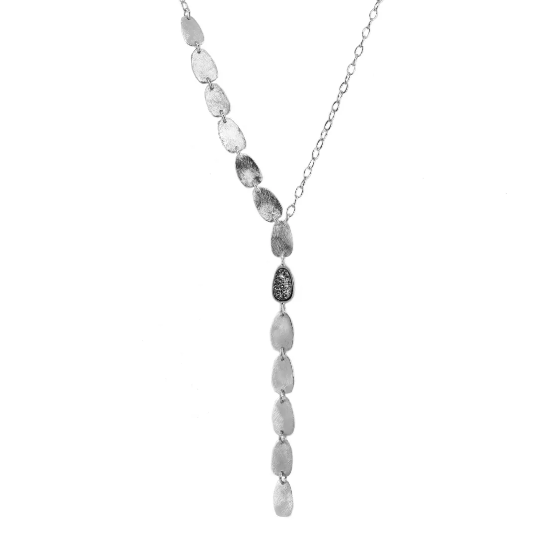 Heike Druzy Lariat Necklace