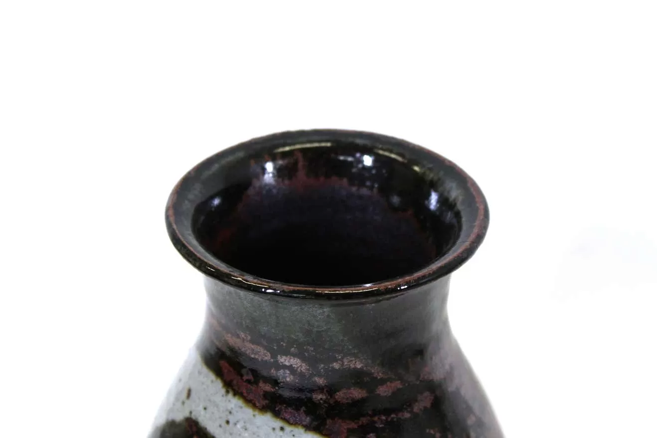 Helle Allpass Danish Mid-Century Modern Glazed Stoneware Vase