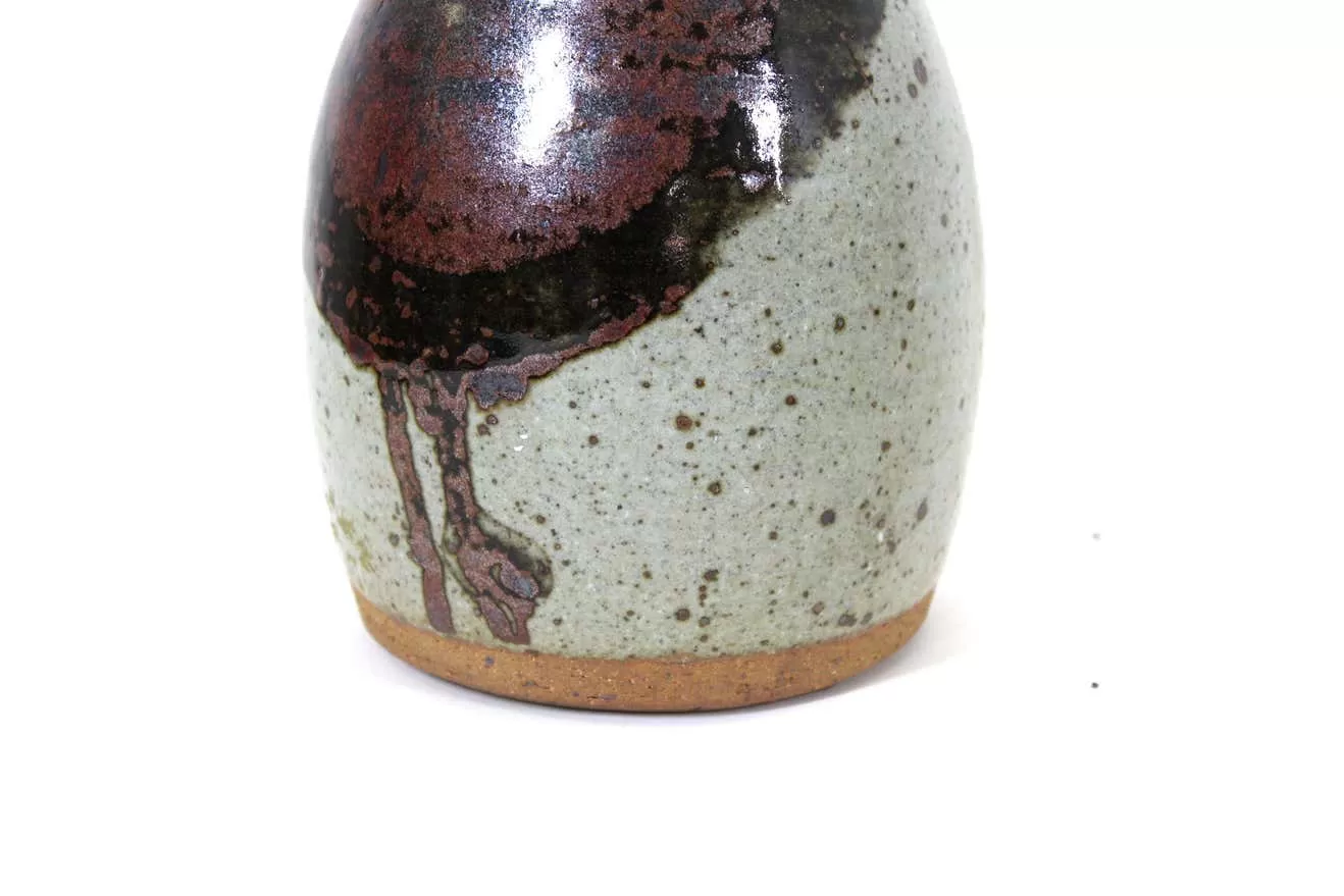 Helle Allpass Danish Mid-Century Modern Glazed Stoneware Vase