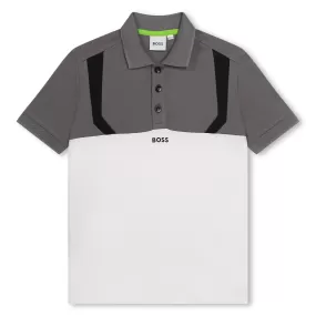 Hugo Boss Boys Grey Polo _ J50762-36