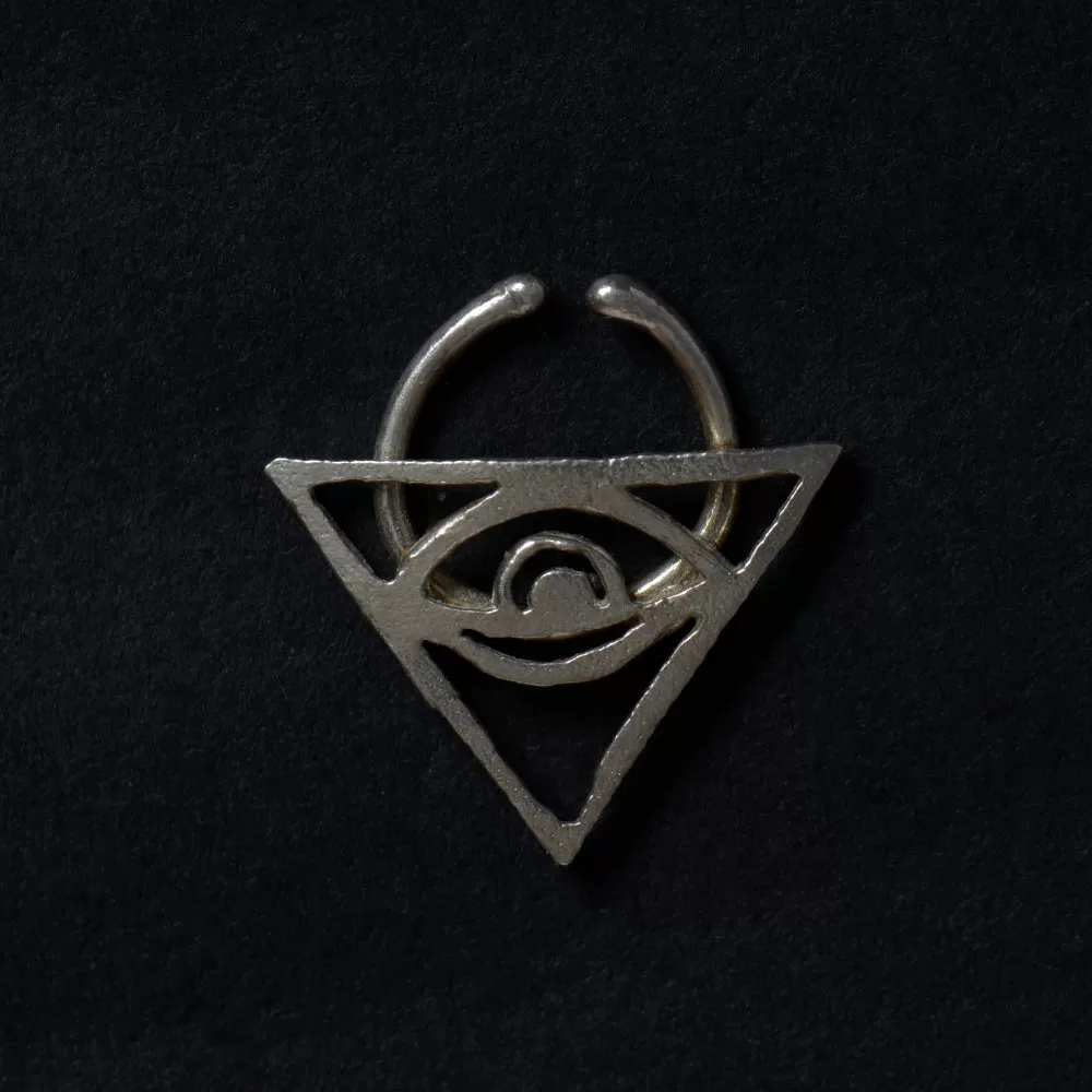 Illuminati Handcrafted Sterling Silver Septum Nose Pin