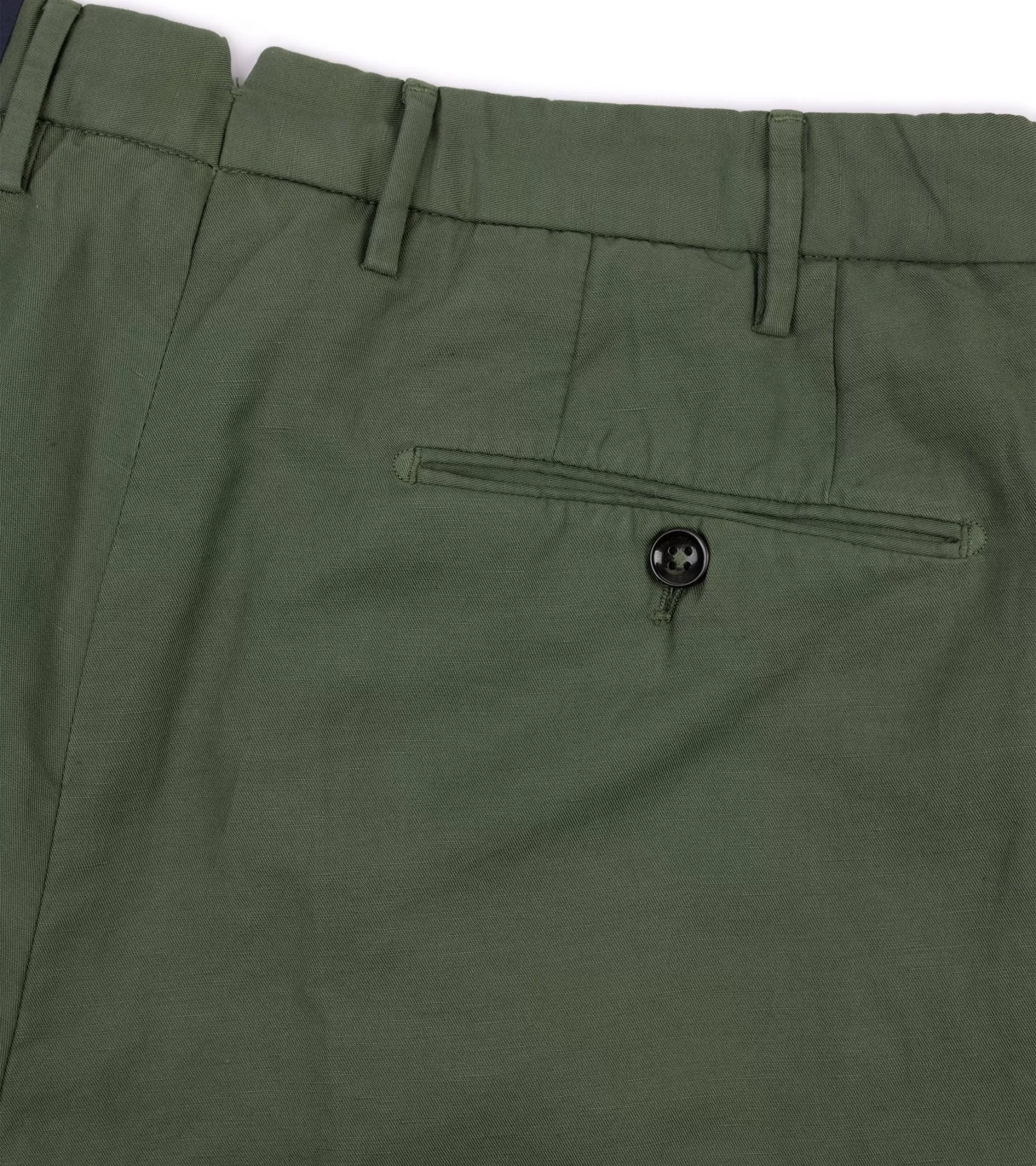 Incotex Chinolino Regular Trousers: Olive