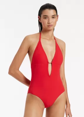 Jetset Plunge One Piece - Cherry