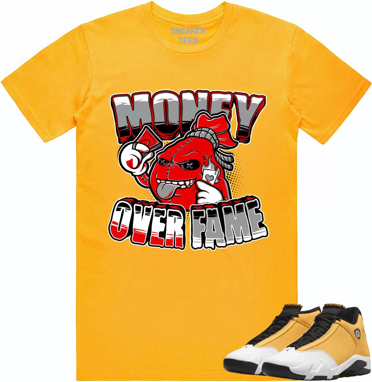 Jordan 14 Ginger Gold 14s Shirt to Match - RED MOF