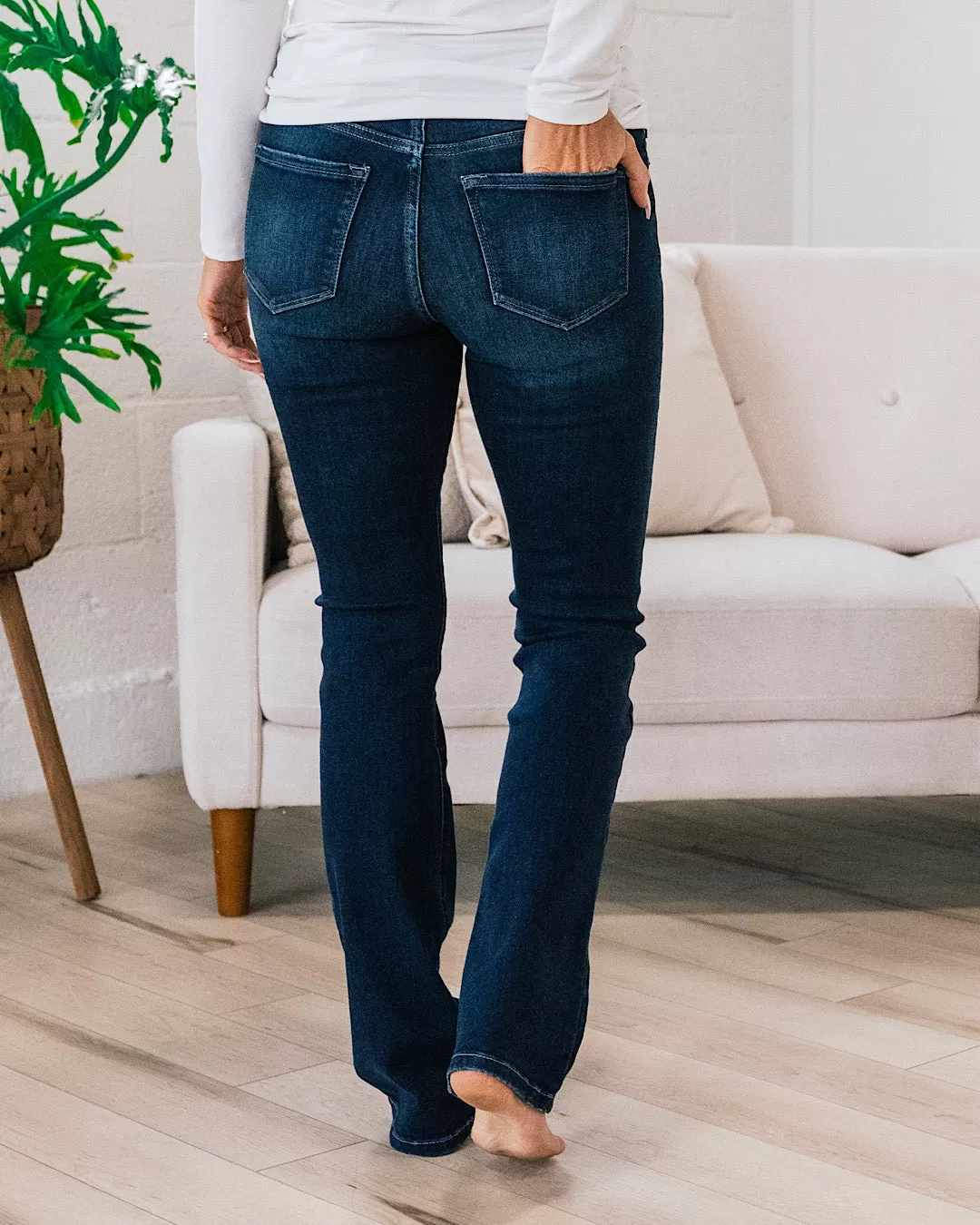 KanCan Jene Non Distressed Skinny Bootcut Jeans