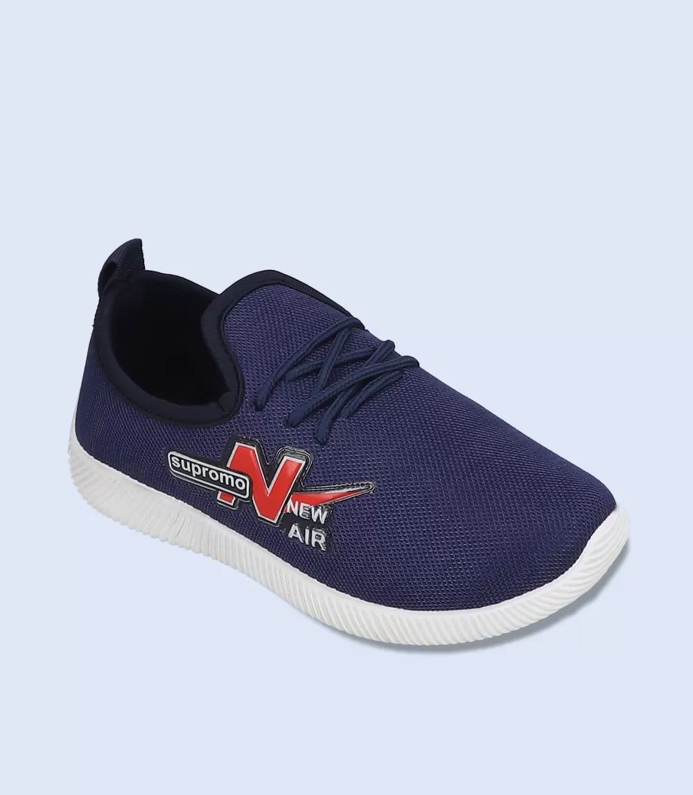 KB0129-BLUE-Boys Casual Sneakers