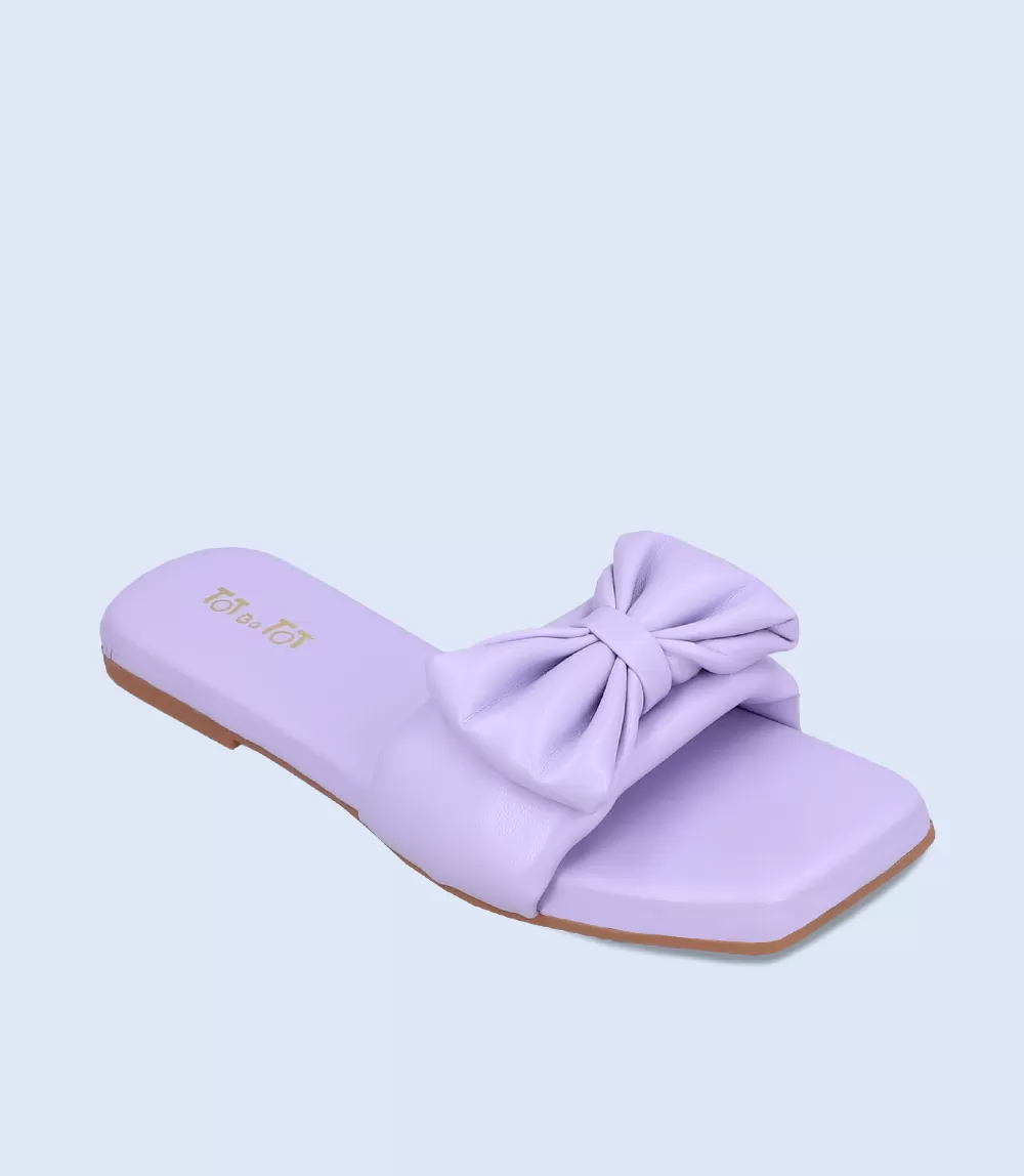 KG0108-LILAC-Girls Casual Slippers