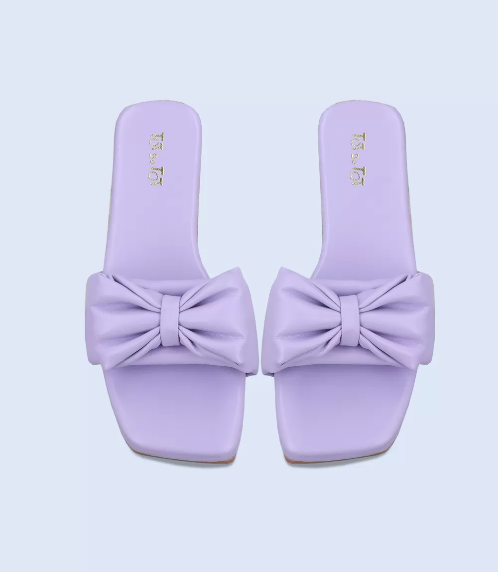 KG0108-LILAC-Girls Casual Slippers