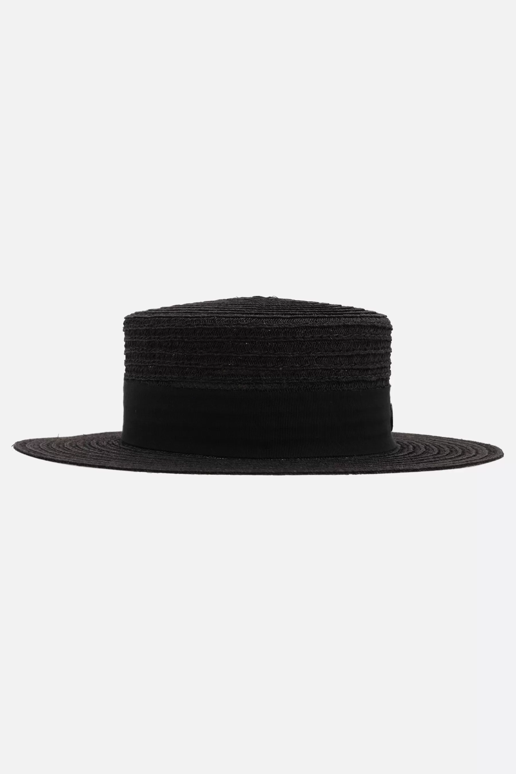 Kiki hemp canotier hat