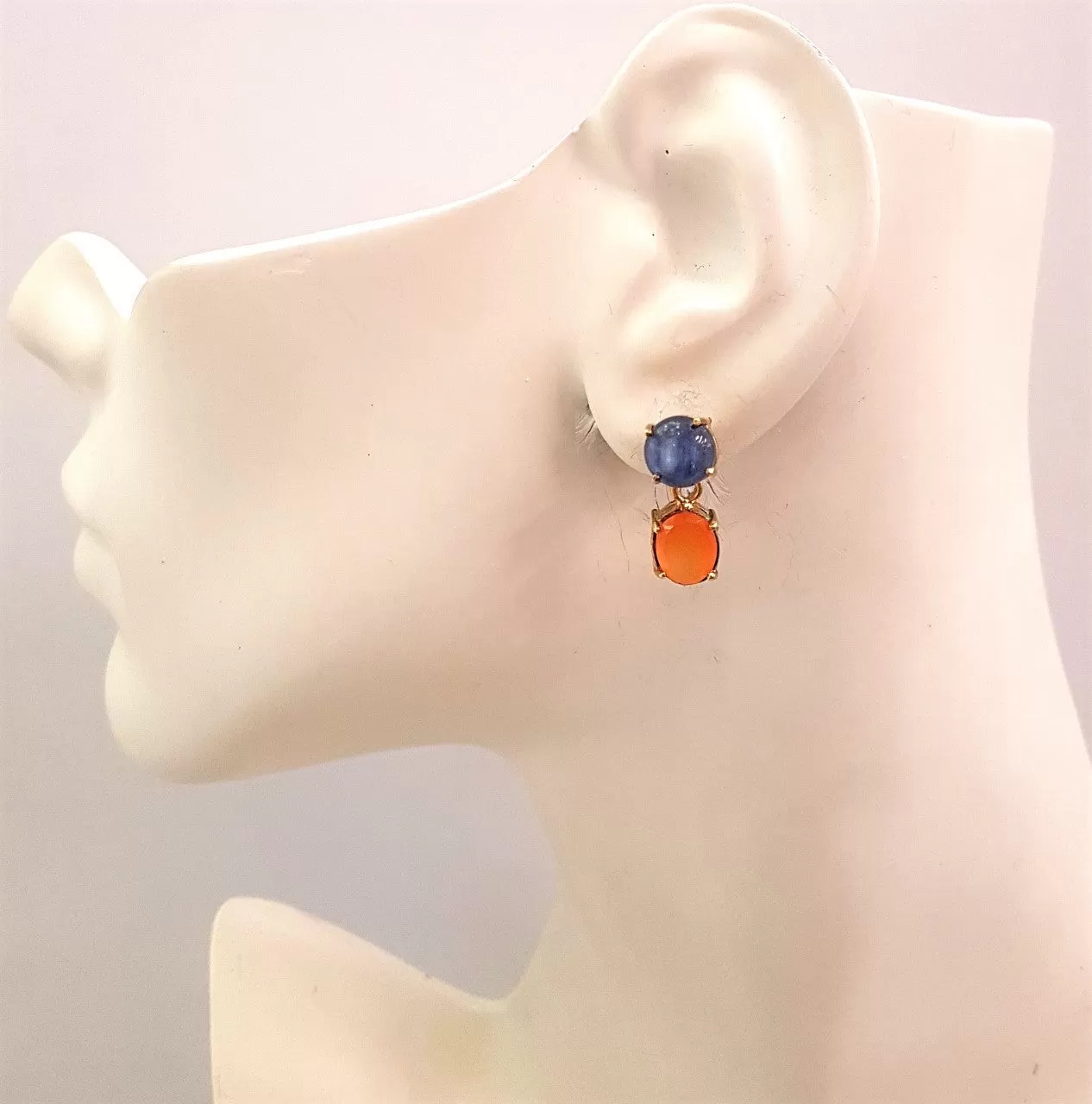 Kyanite & Carnelian Separates Earrings