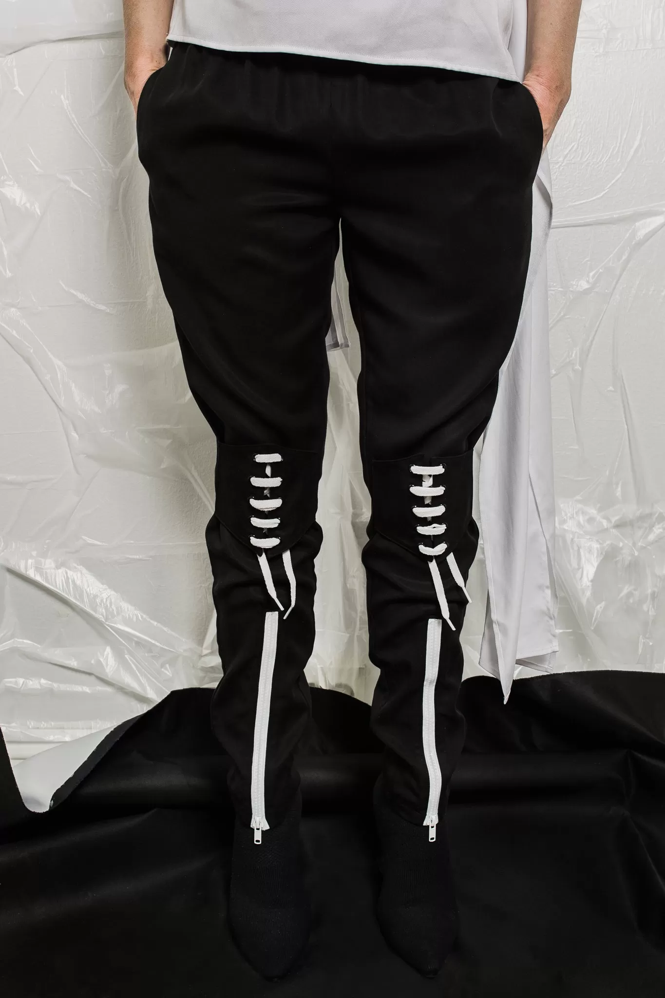 Lace-up Pants