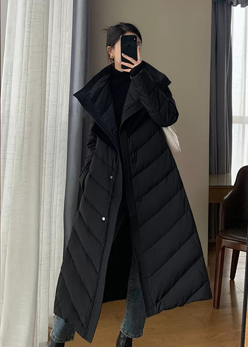 Laurel Down Puffer Patchwork Wool Blend Coat