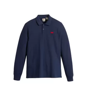 Levi's Housemark men's long sleeve polo shirt A57970001 blue