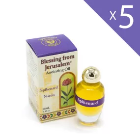 Lot of x 5 Anointing Oil Frankincense 12ml - 0.4oz From Holyland Jerusalem (5 bottles)