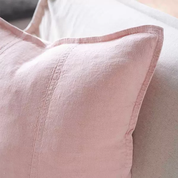 Luca Linen Cushion - Musk (50 x 50cm)