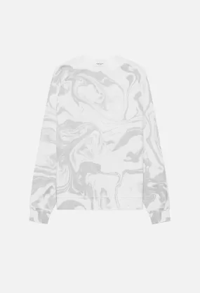 Marble Dye Crew / Grey