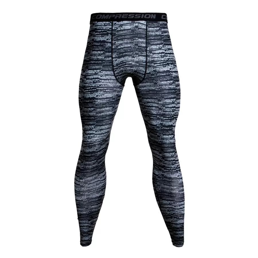 Men's Camouflage 'Slate' Compression Leggings Spats