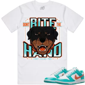 Miami Dolphin Dunks Shirt to Match - MIAMI DONT BITE HAND