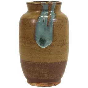 Mid-Century Modern Glazed Studio Pottery Vase