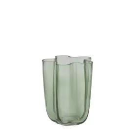 Miranda Glass Vase (20cm) - Mint