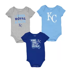 MLB - Kids' (Infant) Royals 3 Pack Creeper (K327AN 21)