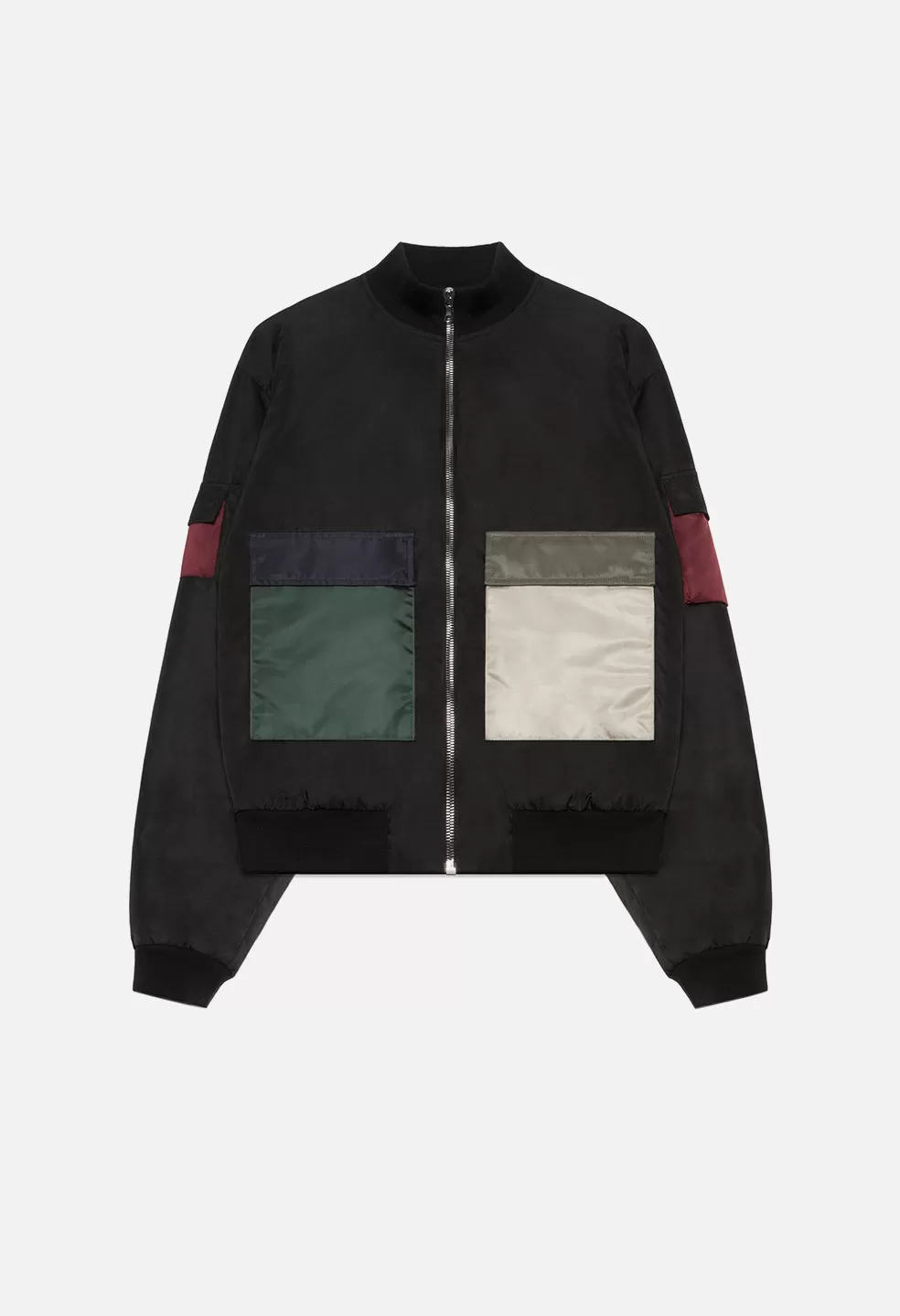 Mock Flight Jacket / Black