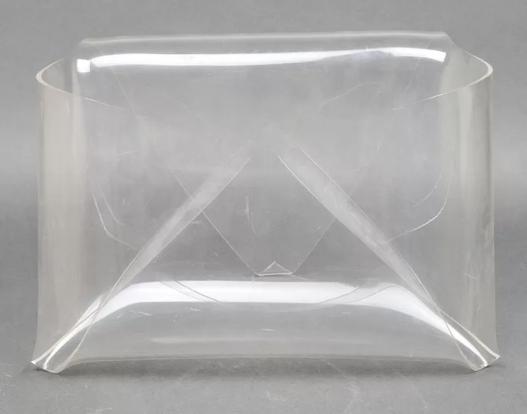 Modern Lucite Envelope Magazine Holder