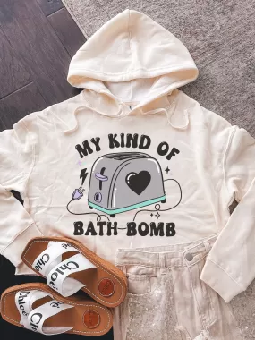 My Kind Of Bath Bomb Cropped Hoodie