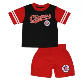 NBA - Kids' (Toddler) Los Angeles Clippers Top/Short Set (KT24BBF CL)