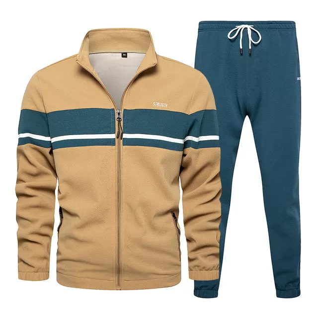 New Casual Male Tracksuit Sportswear