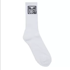 OBEY unisex sock Eyes Icon Socks 100260141 A091330 white one size