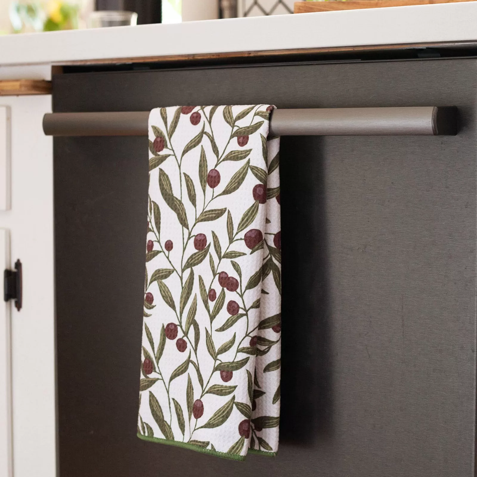 Olives Blu Kitchen Tea Towel